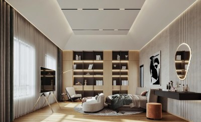 现代卧室3D模型下载